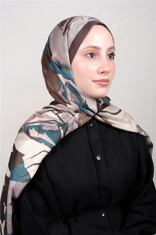 Silk Life Firuze Soft Şal 1513-14