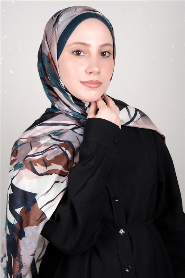 Silk Life Firuze Soft Şal 1513-3