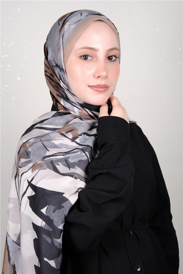 Silk Life Firuze Soft Şal 1513-4
