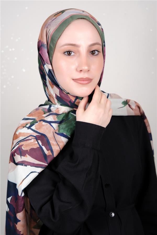 Silk Life Firuze Soft Şal 1513-8