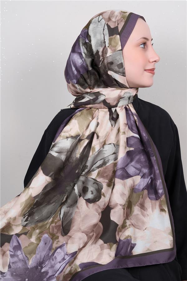 Silk Life Firuze Soft Şal 1517-5