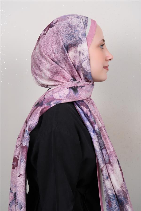 Silk Life Firuze Soft Şal 1518-3