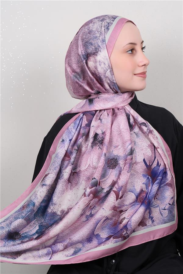 Silk Life Firuze Soft Şal 1518-3