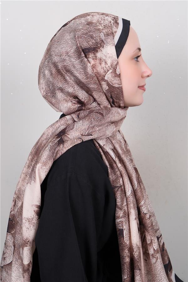 Silk Life Firuze Soft Şal 1518-7