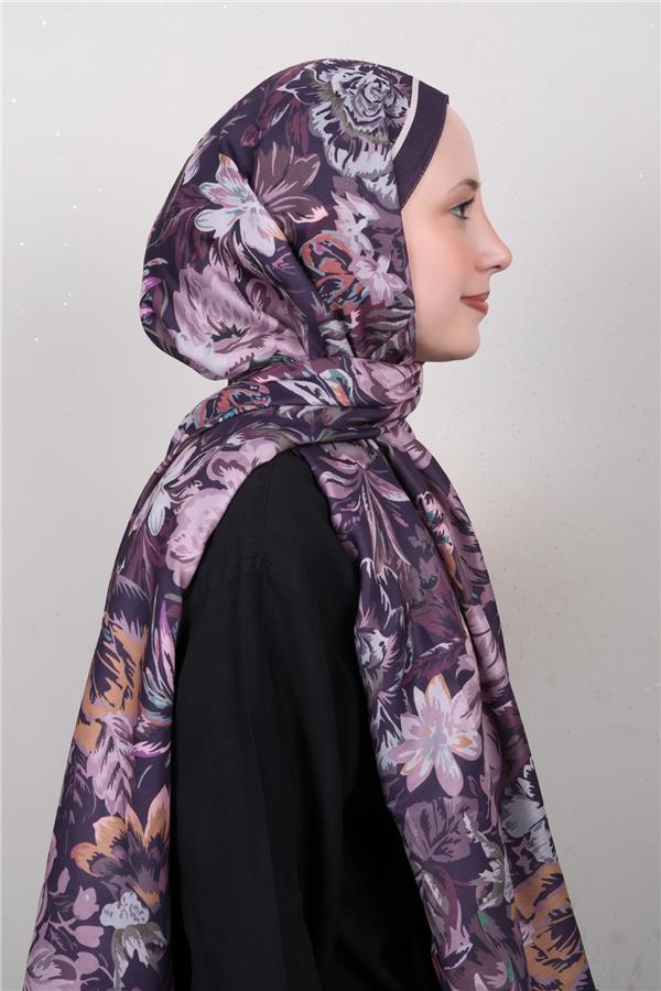 Silk Life Firuze Soft Şal 1519-1