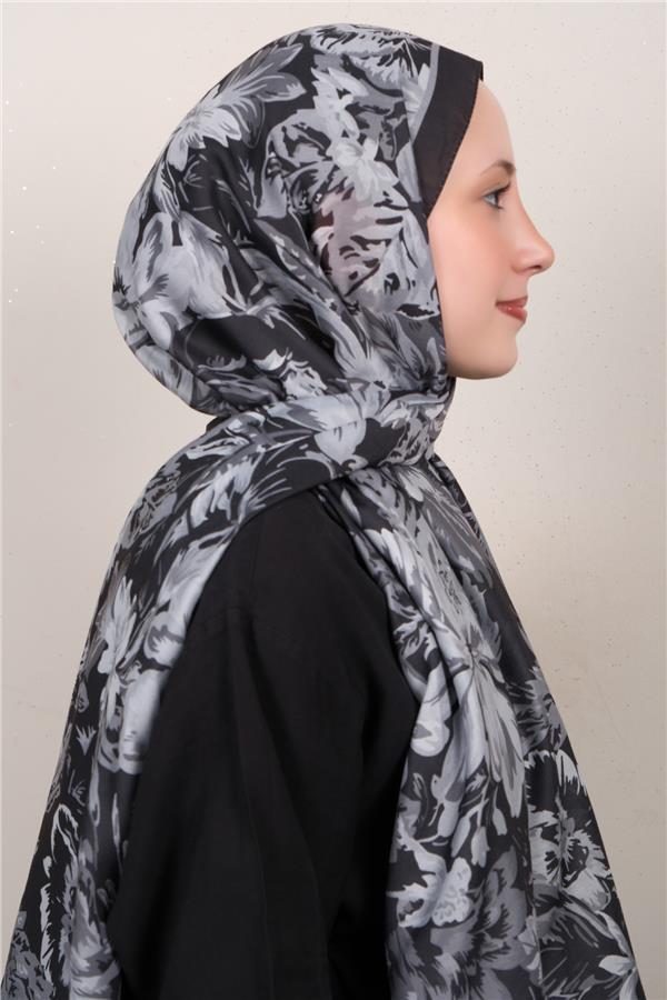 Silk Life Firuze Soft Şal 1519-4