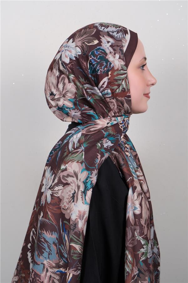 Silk Life Firuze Soft Şal 1519-7