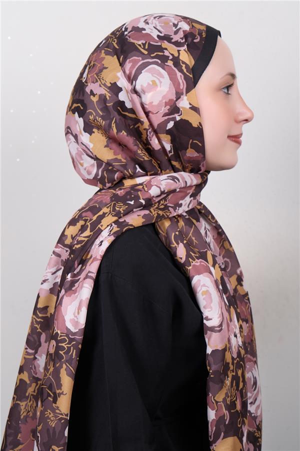 Silk Life Firuze Soft Şal 1521-1