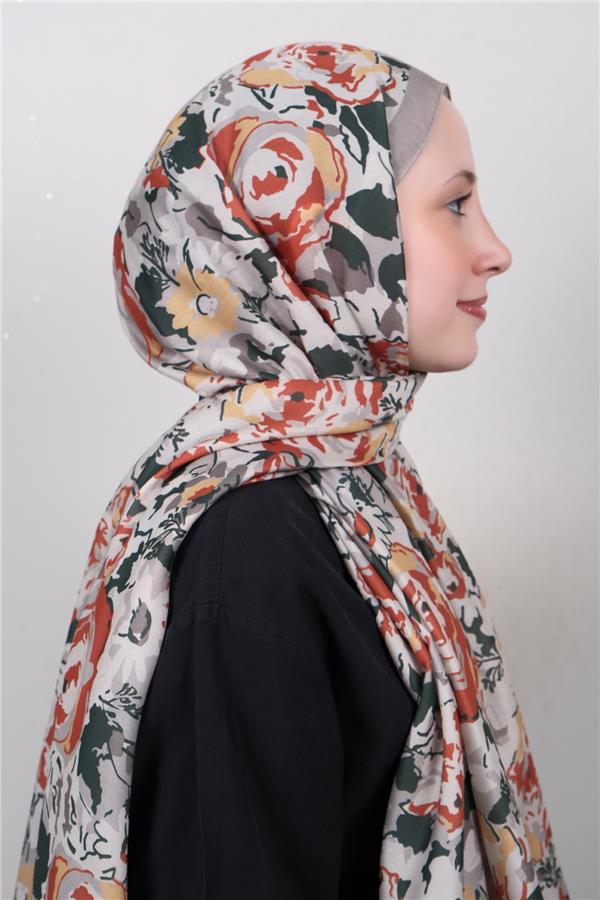 Silk Life Firuze Soft Şal 1521-2