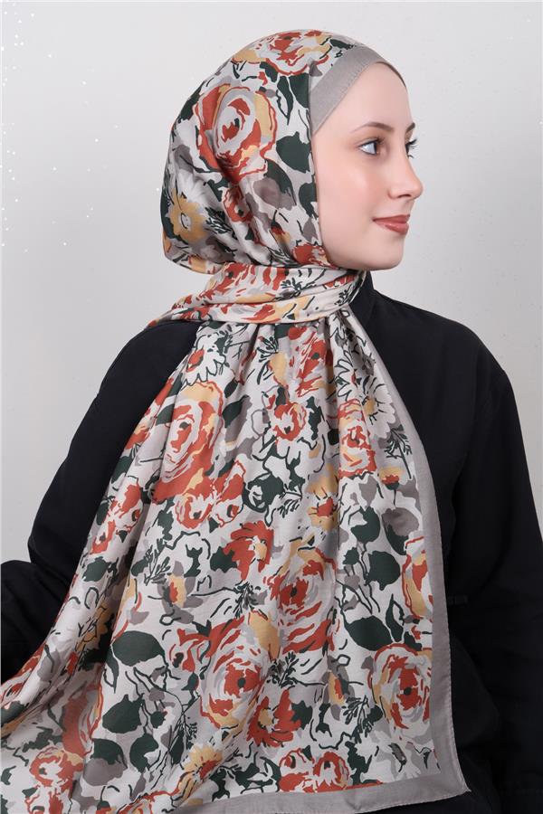 Silk Life Firuze Soft Şal 1521-2