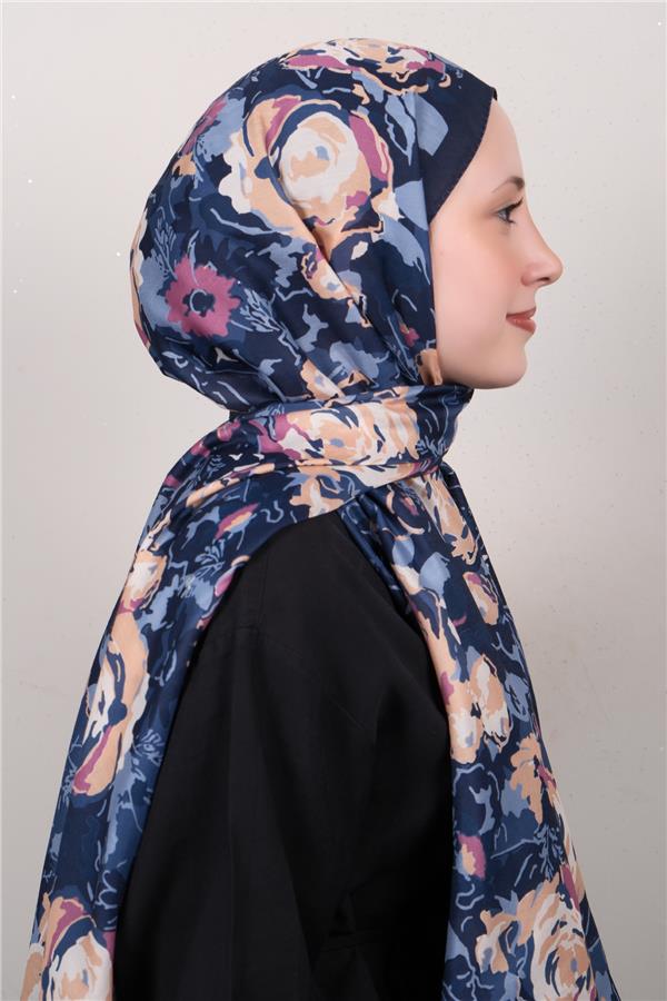Silk Life Firuze Soft Şal 1521-5