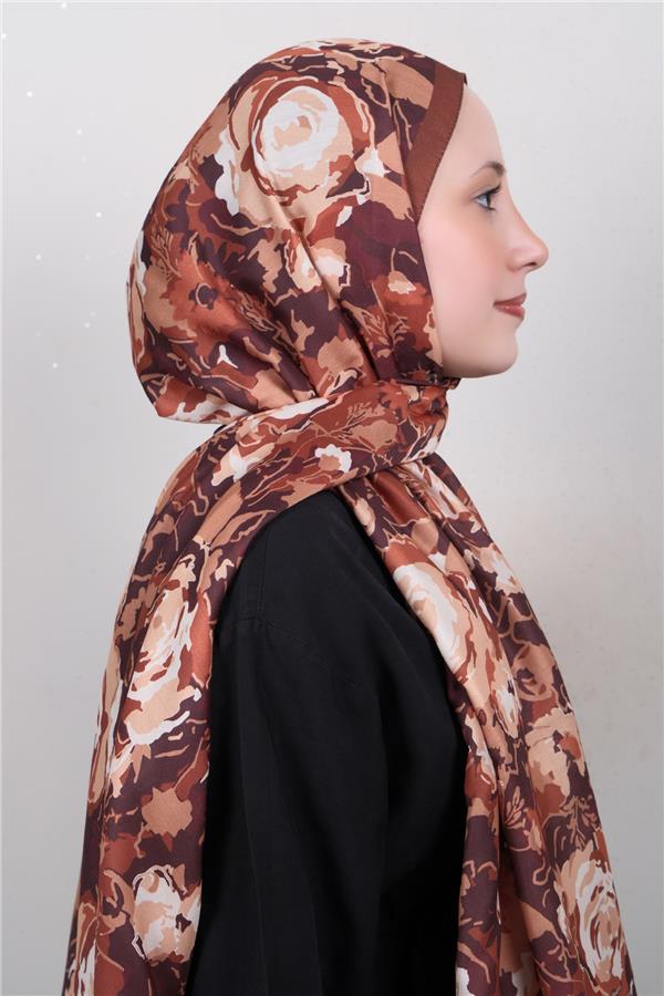 Silk Life Firuze Soft Şal 1521-6