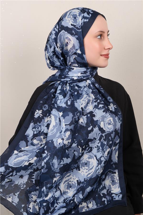 Silk Life Firuze Soft Şal 1521-7