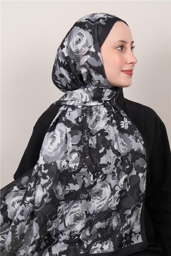 Silk Life Firuze Soft Şal 1521-8