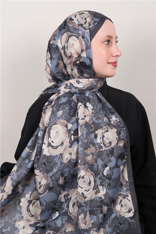 Silk Life Firuze Soft Şal 1521-9