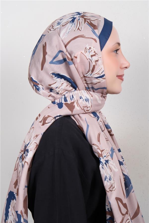 Silk Life Firuze Soft Şal 1522-1 