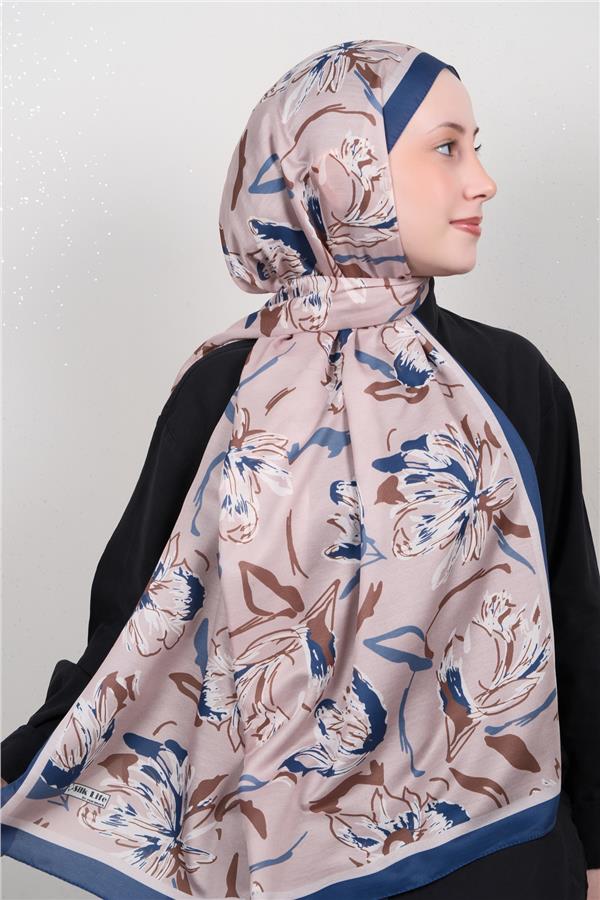 Silk Life Firuze Soft Şal 1522-1 