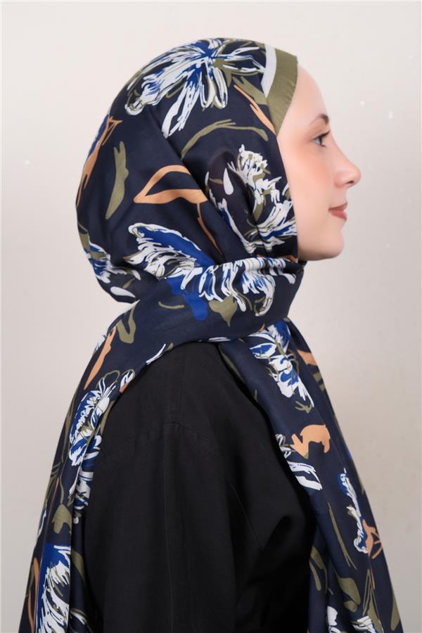 Silk Life Firuze Soft Şal 1522-2