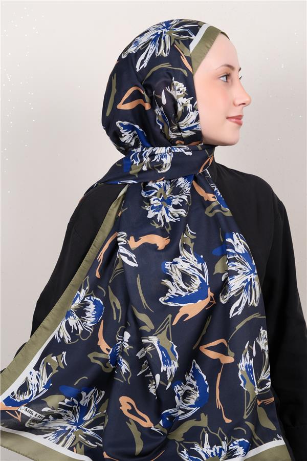 Silk Life Firuze Soft Şal 1522-2