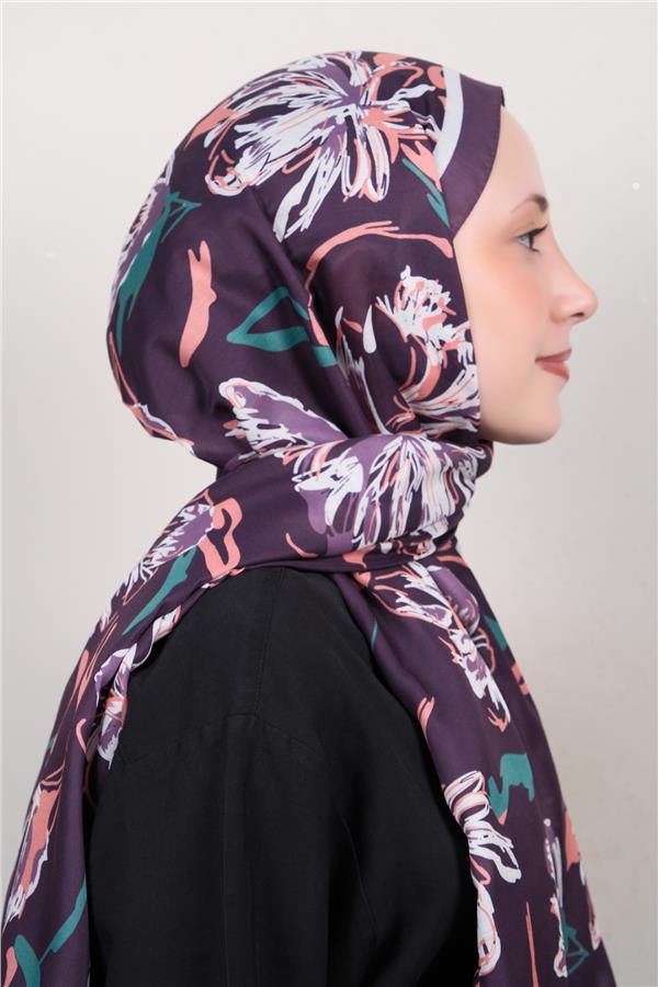 Silk Life Firuze Soft Şal 1522-4