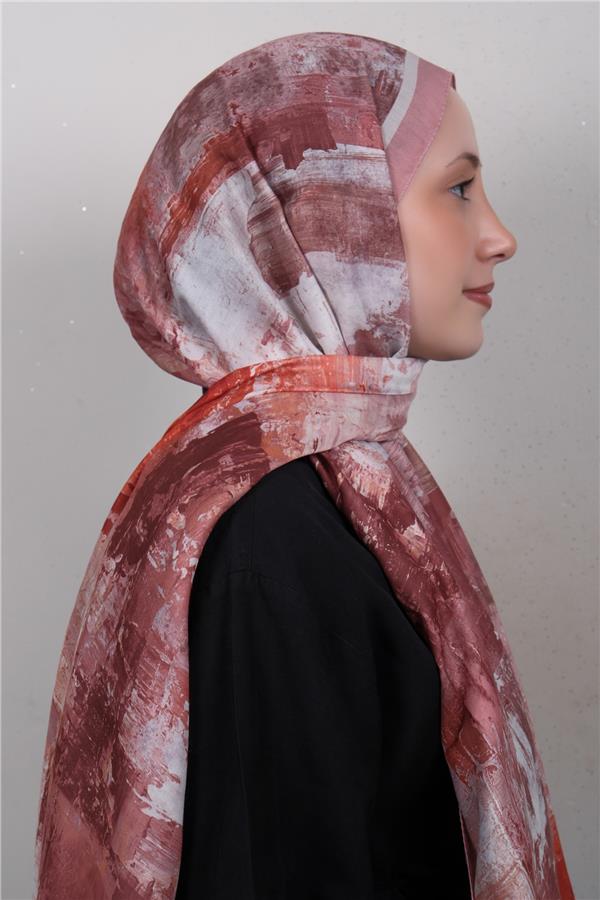 Silk Life Firuze Soft Şal 1523-3