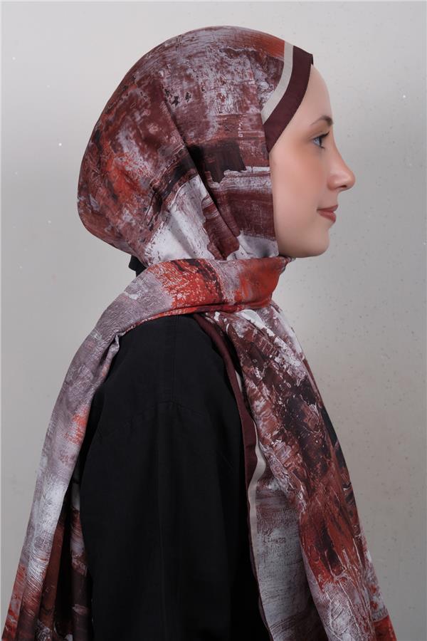 Silk Life Firuze Soft Şal 1523-5