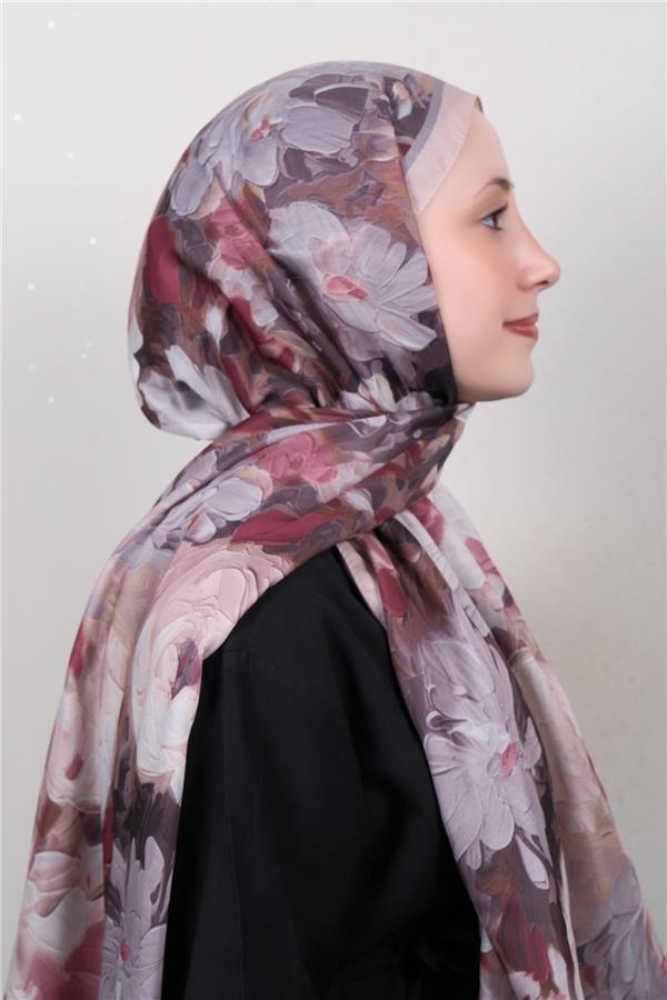 Silk Life Firuze Soft Şal 1524-1