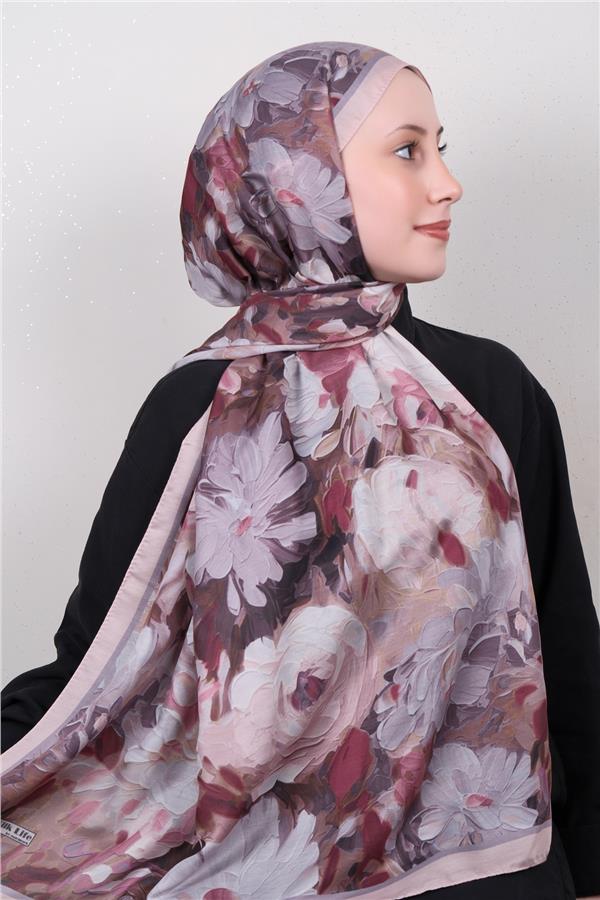 Silk Life Firuze Soft Şal 1524-1