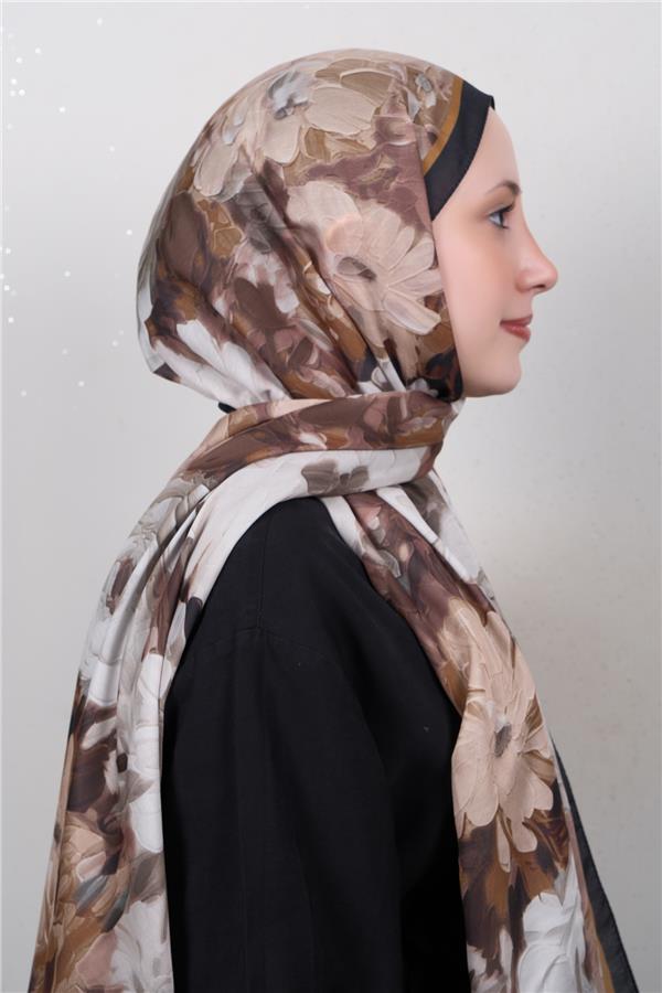 Silk Life Firuze Soft Şal 1524-4