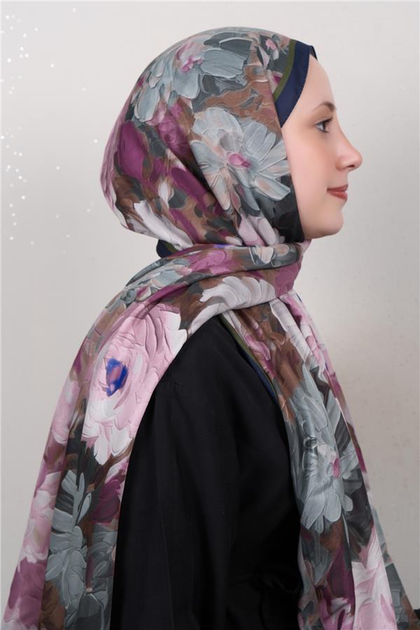 Silk Life Firuze Soft Şal 1524-5
