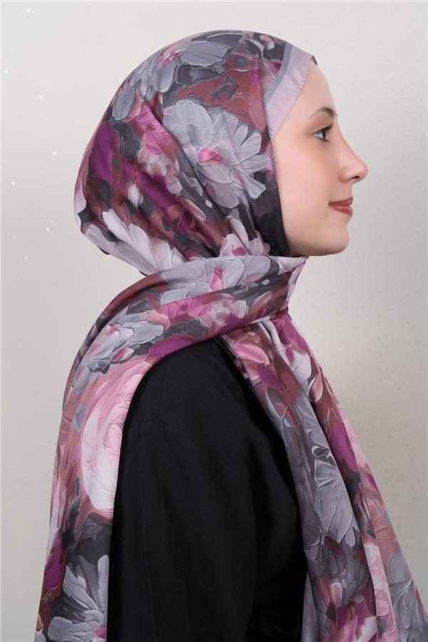 Silk Life Firuze Soft Şal 1524-7