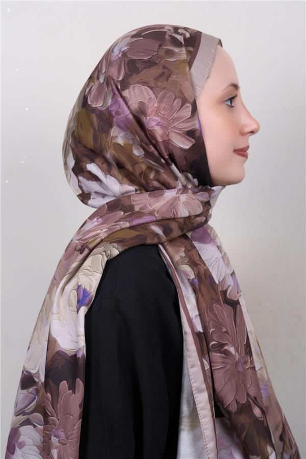Silk Life Firuze Soft Şal 1524-8