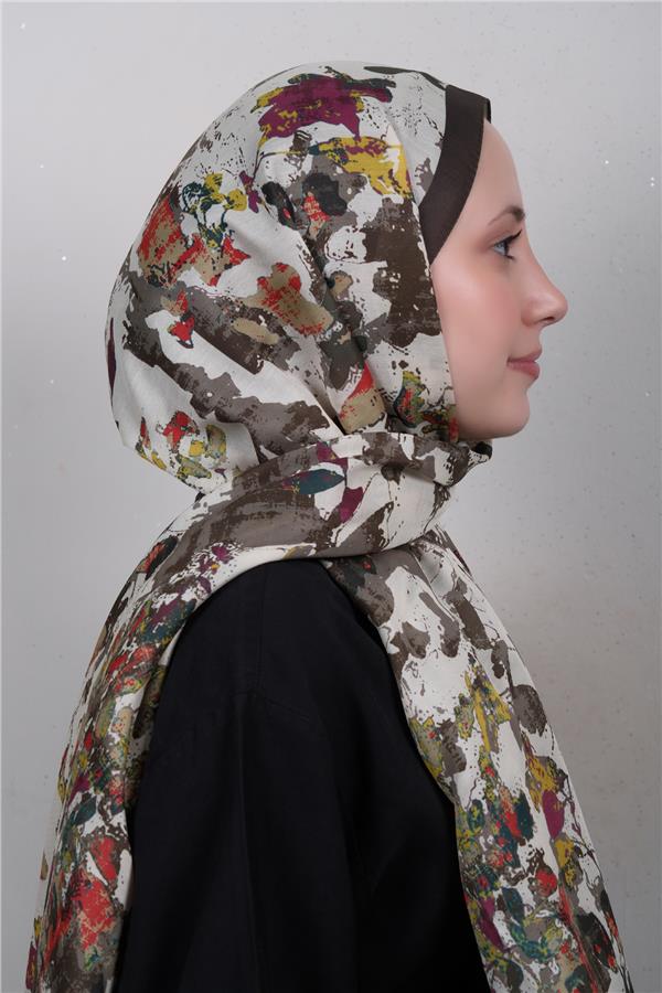 Silk Life Firuze Soft Şal 1525-1