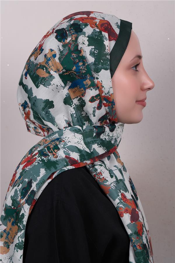 Silk Life Firuze Soft Şal 1525-2