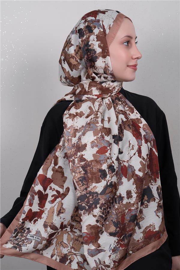 Silk Life Firuze Soft Şal 1525-4