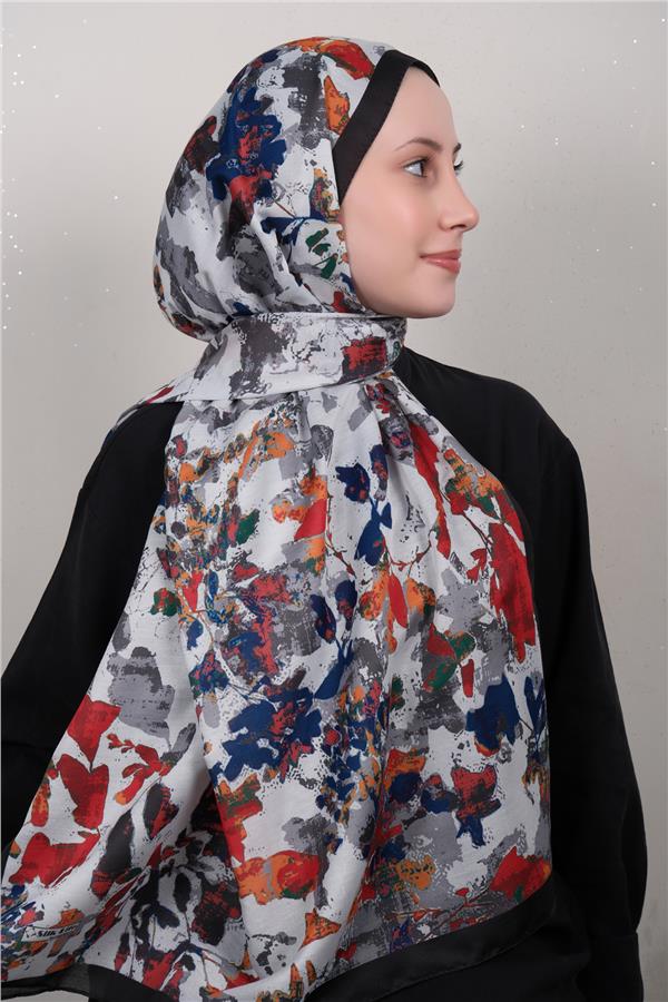 Silk Life Firuze Soft Şal 1525-5