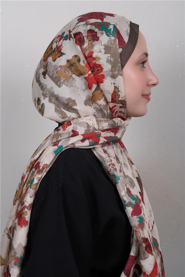 Silk Life Firuze Soft Şal 1525-7