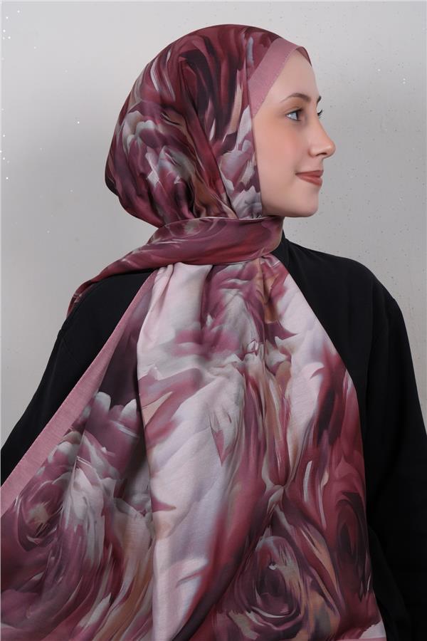 Silk Life Firuze Soft Şal 1526-10
