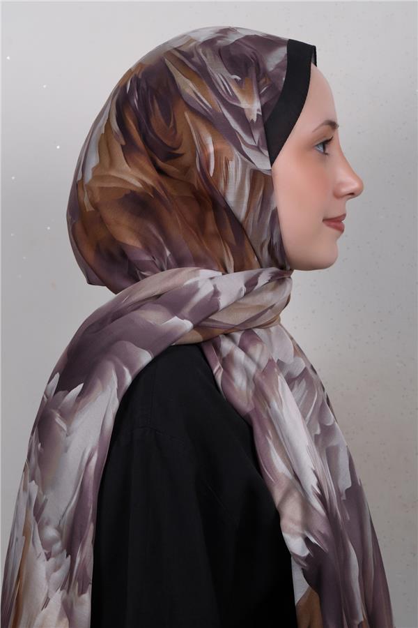 Silk Life Firuze Soft Şal 1526-5