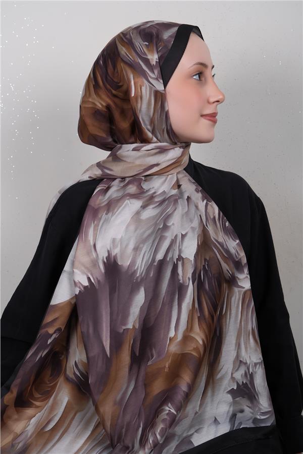 Silk Life Firuze Soft Şal 1526-5