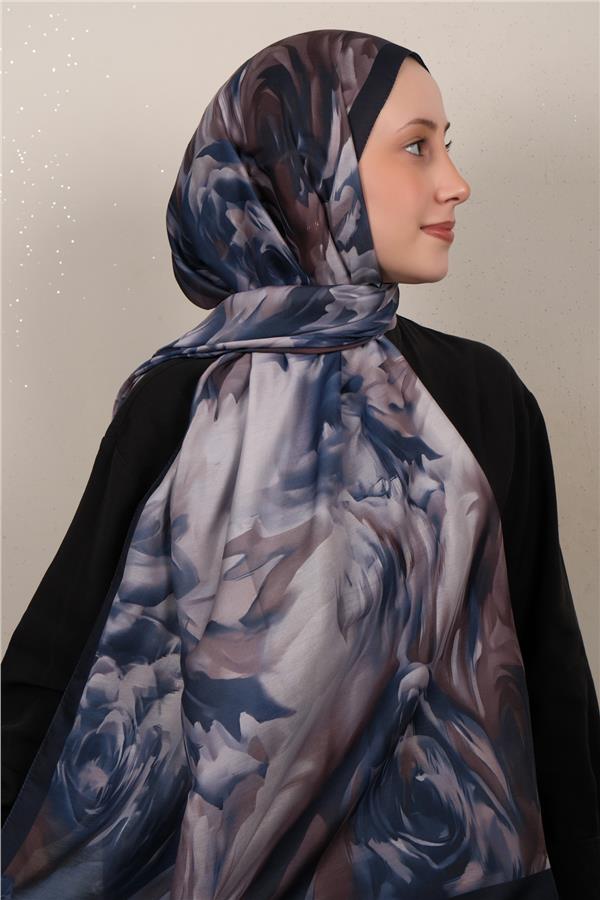 Silk Life Firuze Soft Şal 1526-6