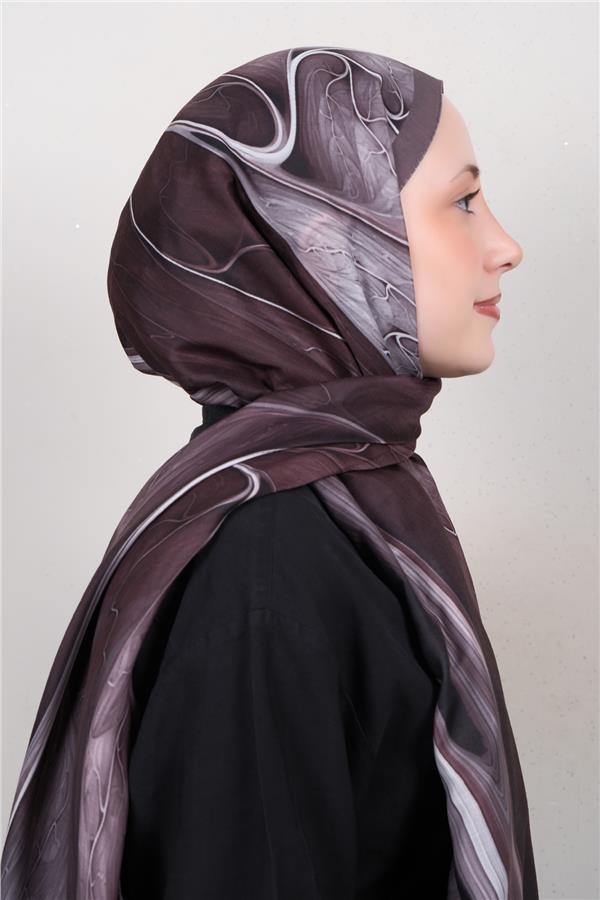 Silk Life Firuze Soft Şal 1527-1
