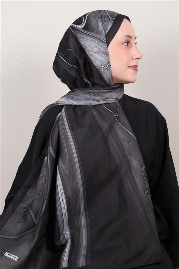 Silk Life Firuze Soft Şal 1527-2