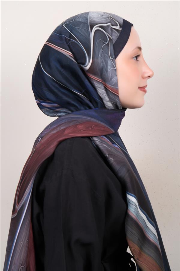Silk Life Firuze Soft Şal 1527-3