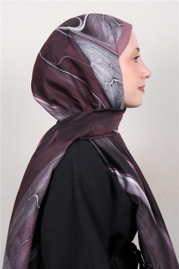 Silk Life Firuze Soft Şal 1527-6