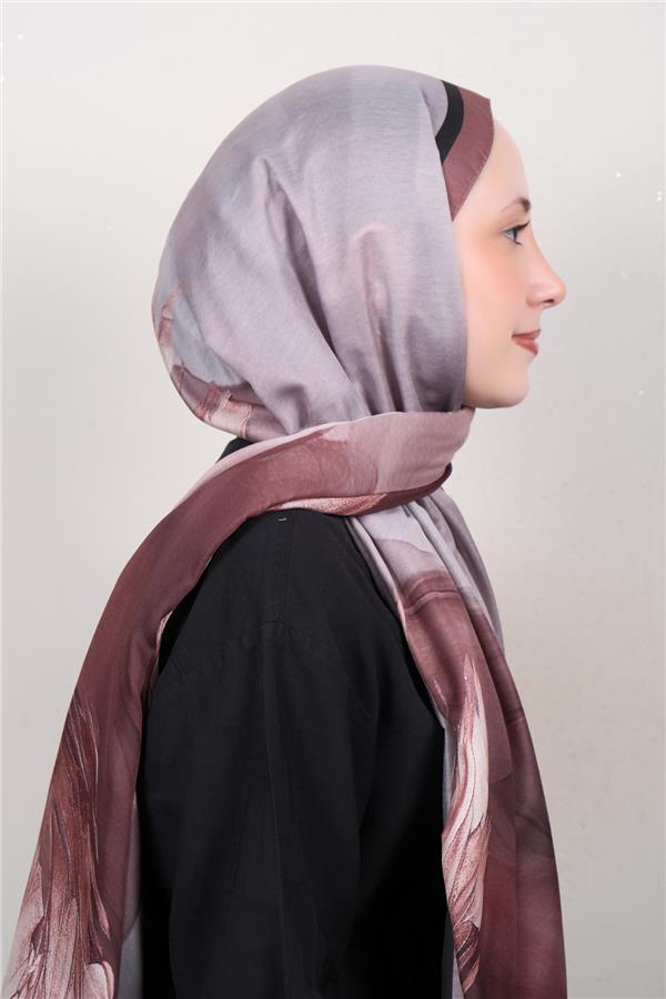 Silk Life Firuze Soft Şal 1528-1