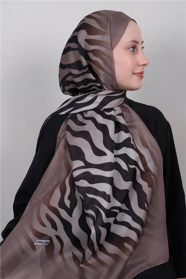 Silk Life Firuze Soft Şal 1529-1