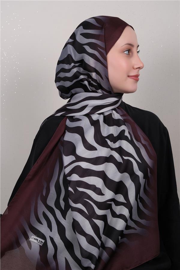 Silk Life Firuze Soft Şal 1529-10