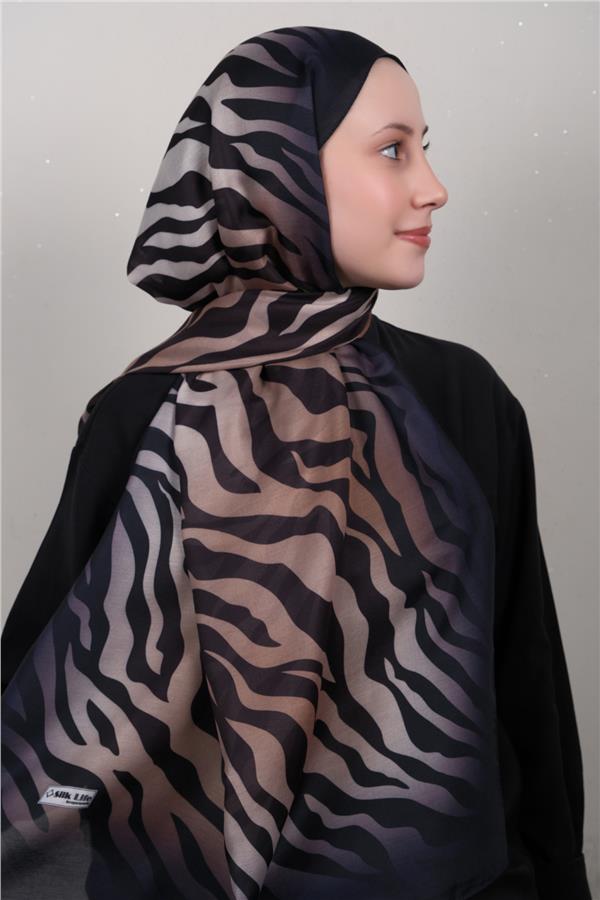 Silk Life Firuze Soft Şal 1529-11