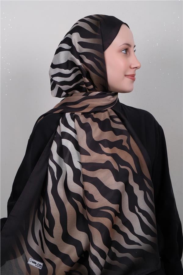 Silk Life Firuze Soft Şal 1529-2